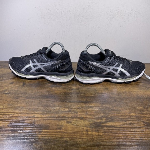 Asics Gel Nimbus 18 Women's Size 7.5 Black/White Athletic Running Shoes - Picture 4 of 8